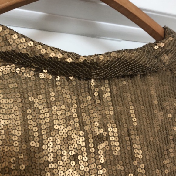 Beautiful gold sequined jacket size 3x - Picture 12 of 12